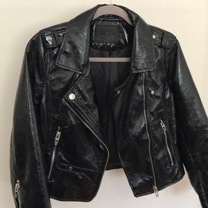 Blank NYC Patent Leather Jacket